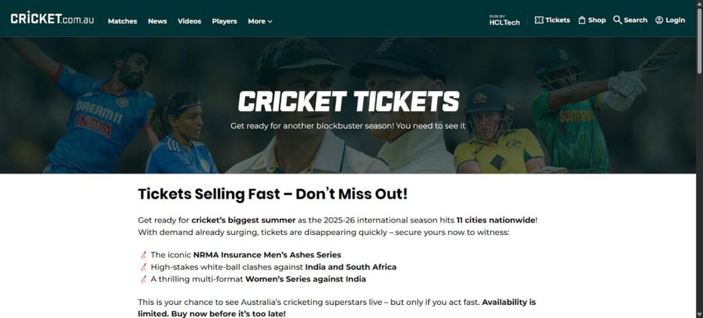 Tickets For the SA Tour of Australia 2025