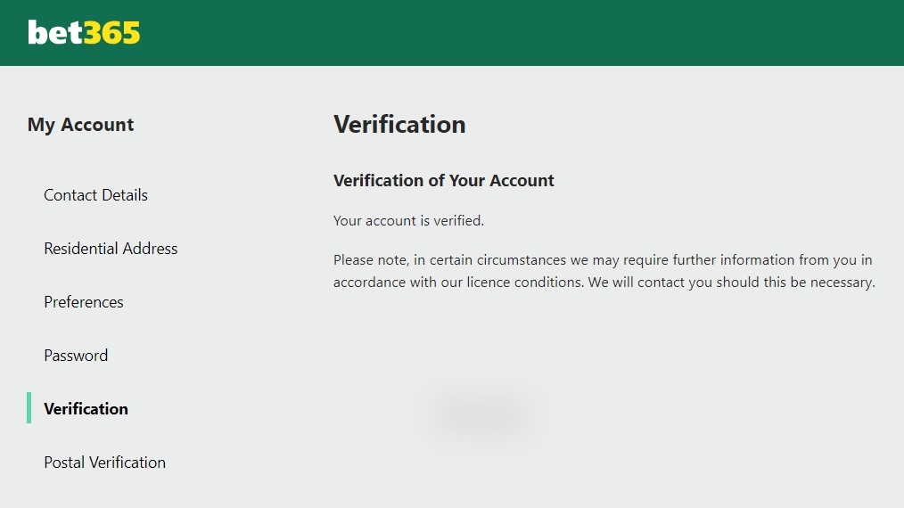 Verify Your Account on Bet365