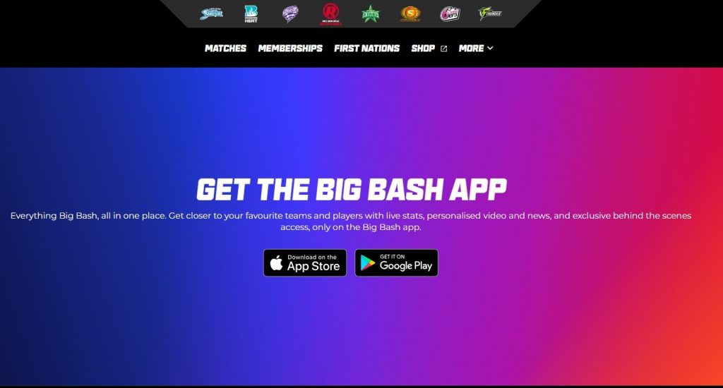 Big Bash App Big Bash App